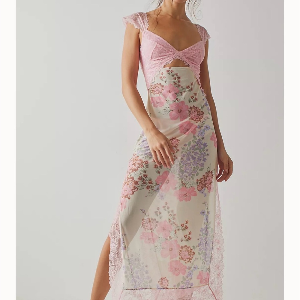 Free People Suddenly Fine Maxi Slip Dress